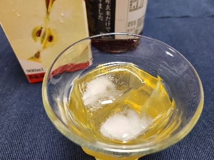 夏にさっぱり！黒酢ドリンク。