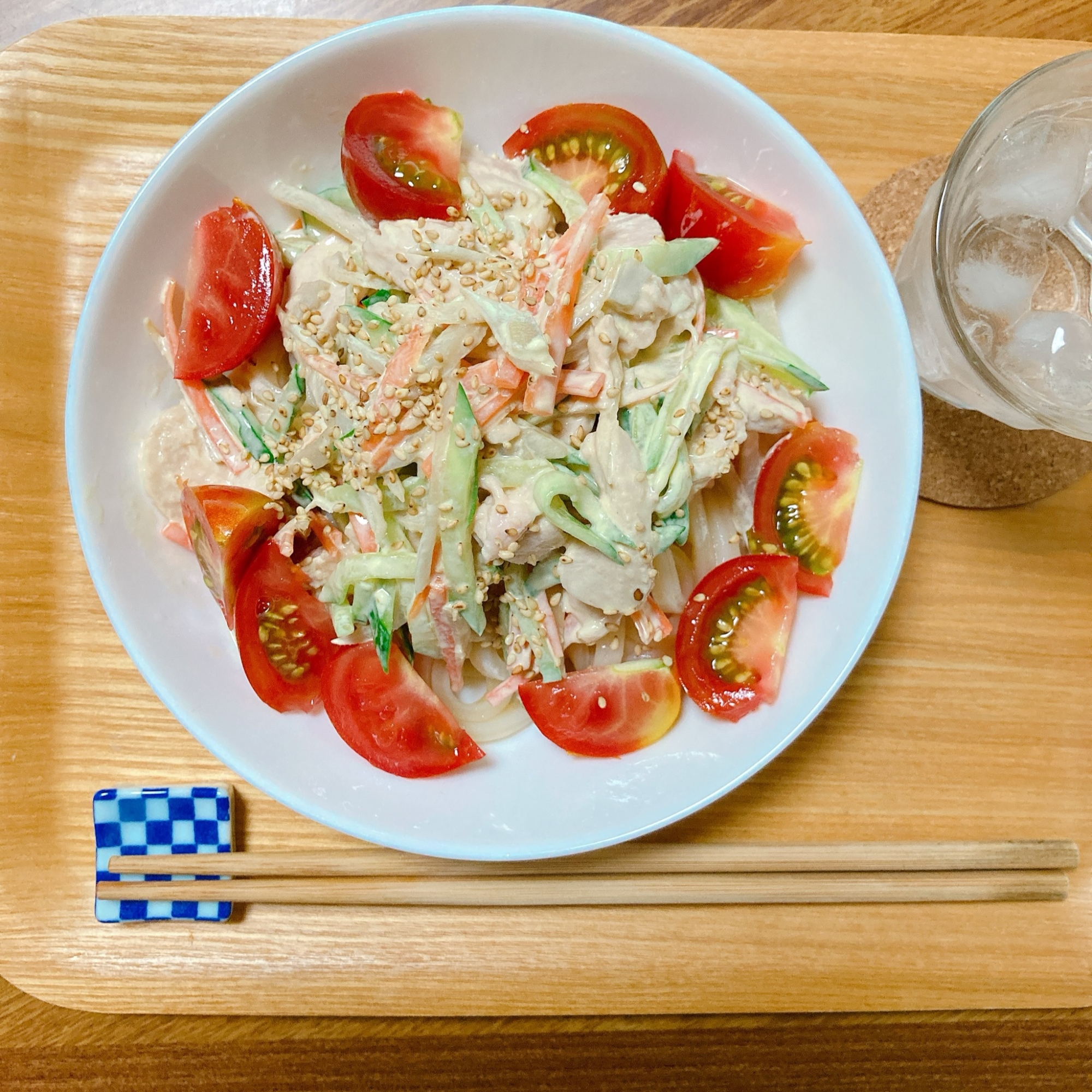 さっぱり！とりゴボウマヨうどん