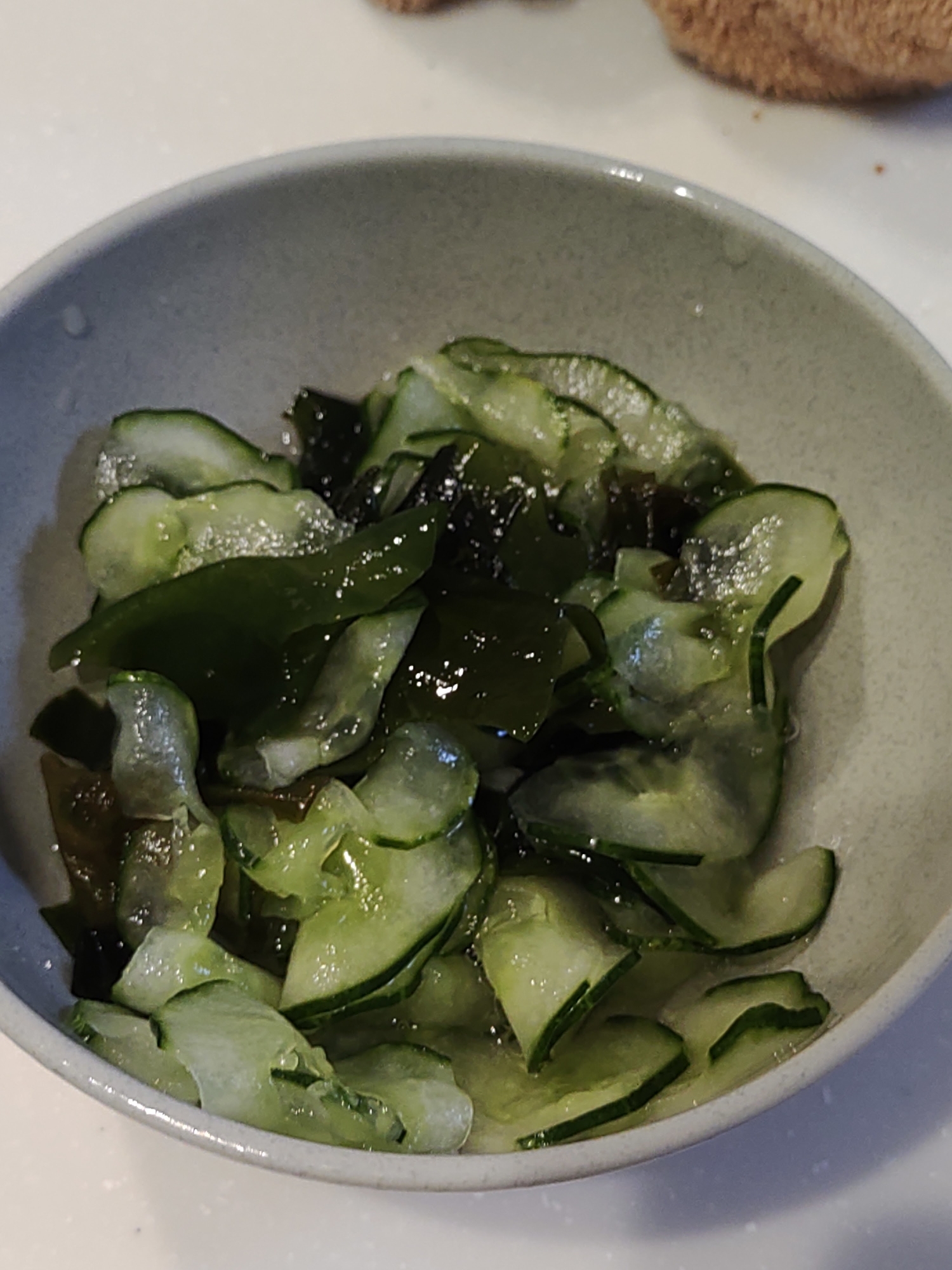 きゅうりとわかめの酢の物