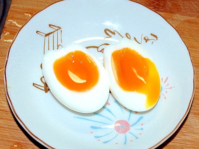 ラーメンのトッピングにも 失敗なし 半熟ゆで卵 レシピ 作り方 By Torezu 楽天レシピ