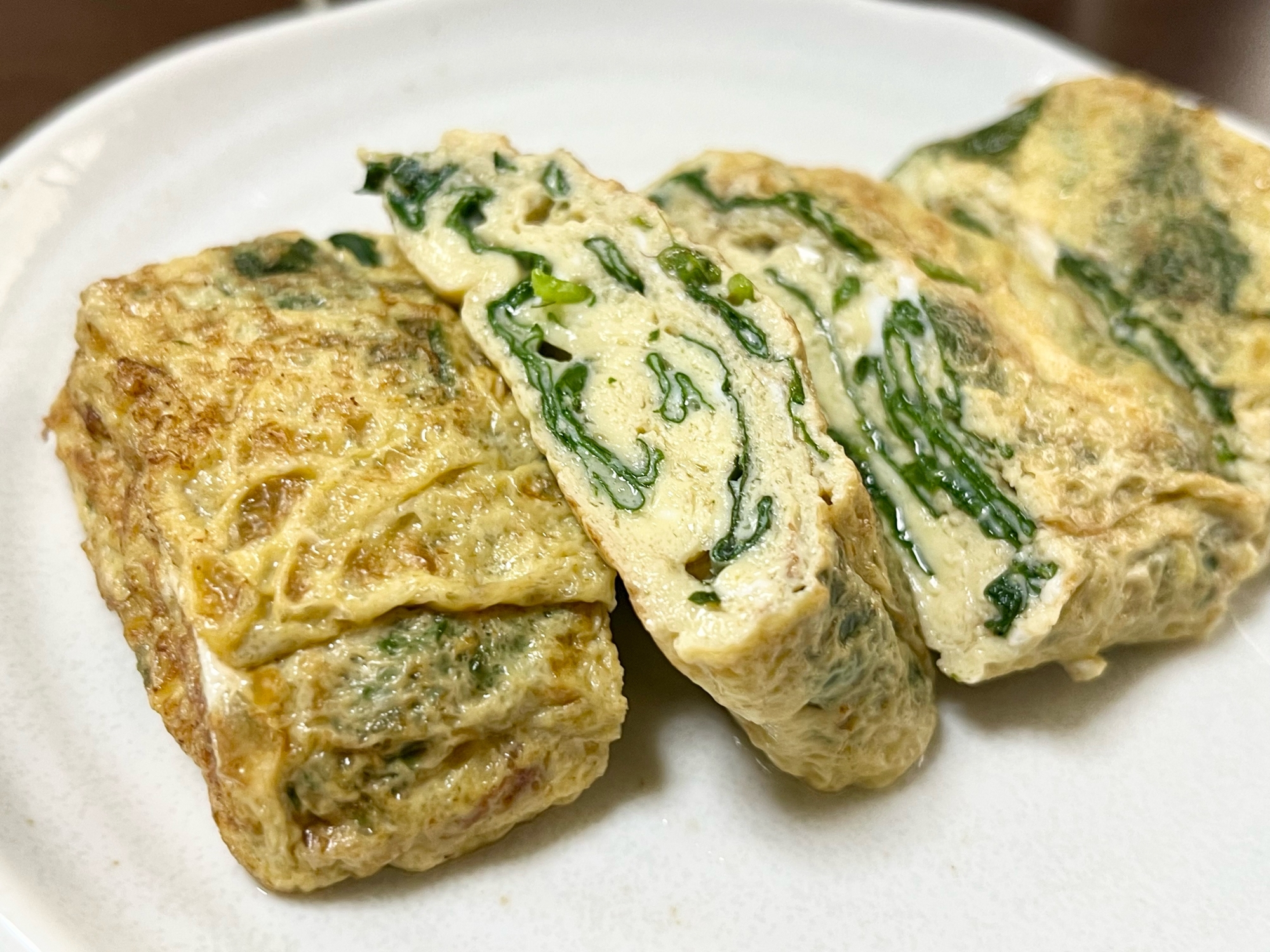 モロヘイヤ入りだし巻き玉子