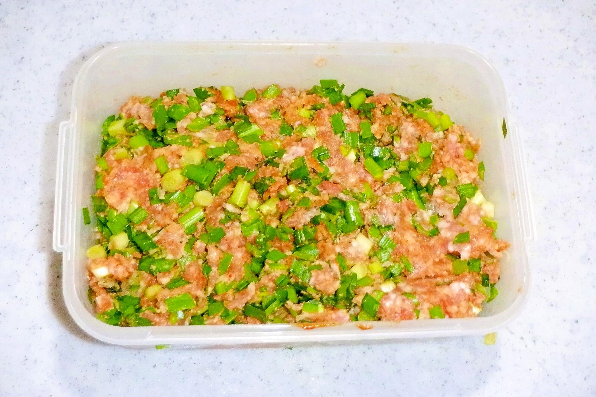 【挽肉の下味保存】簡単・便利 ピリ辛ニラミンチ レシピ・作り方 by ひーじゃーまん - 楽天レシピ