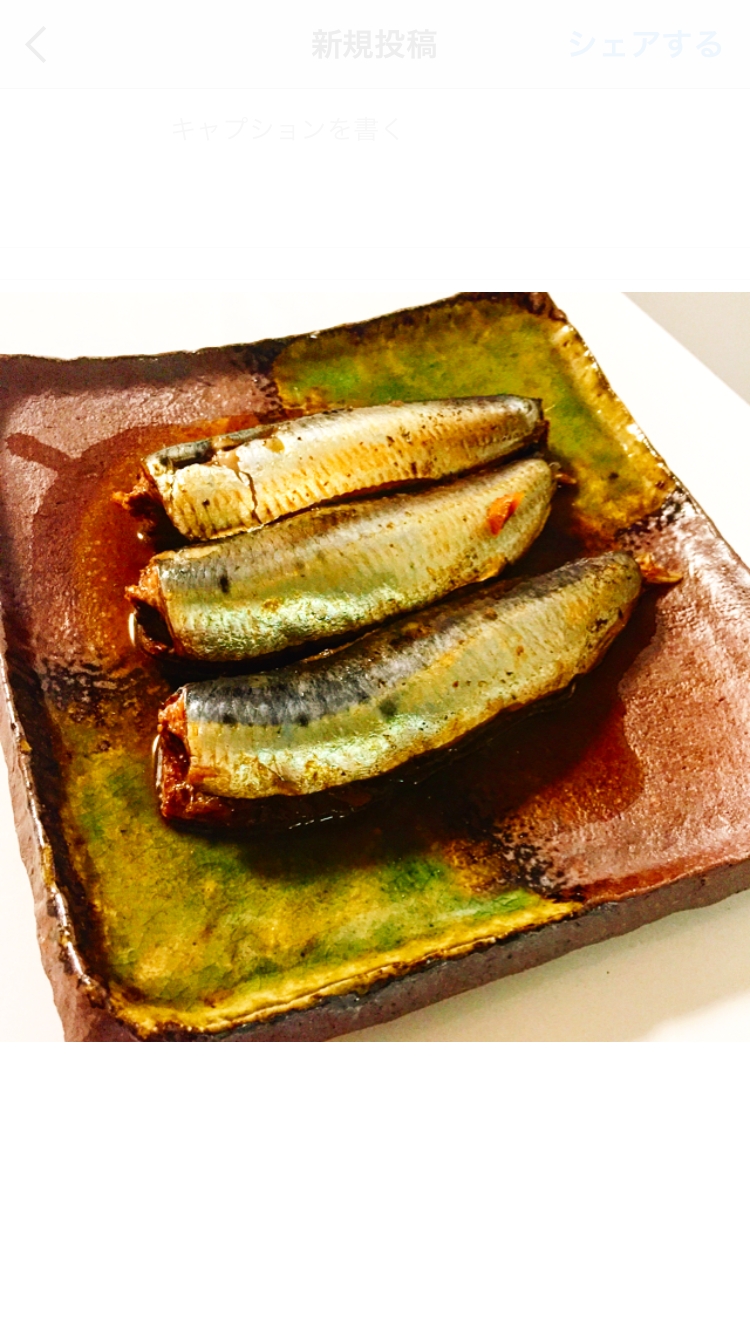 骨まで食べれる♬ イワシの甘露煮