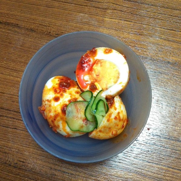 ゆで卵ラー油漬け レシピ 作り方 By パディントン 楽天レシピ ゆで卵ラー油漬け レシピ 作り方 By パディントン 楽天レシピ