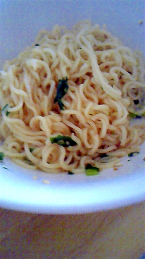 インスタントで簡単汁なしラーメン 油そば?
