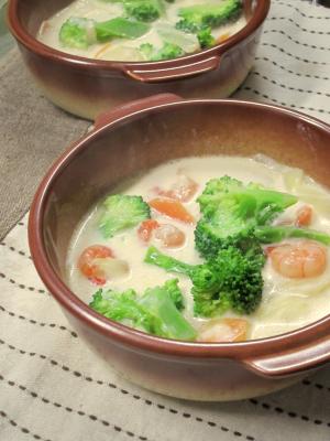 えびのミルククリームスープ