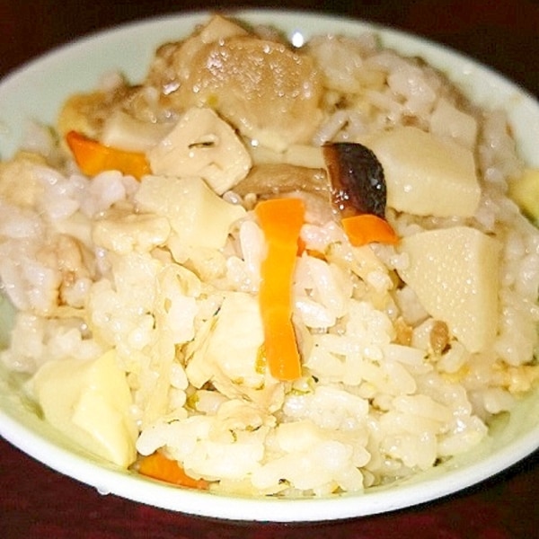 お吸い物の素で作る タケノコの炊き込みごはん レシピ 作り方 By ねここ25 楽天レシピ お吸い物の素で作る タケノコの炊き込みごはん レシピ 作り方 By ねここ25 楽天レシピ