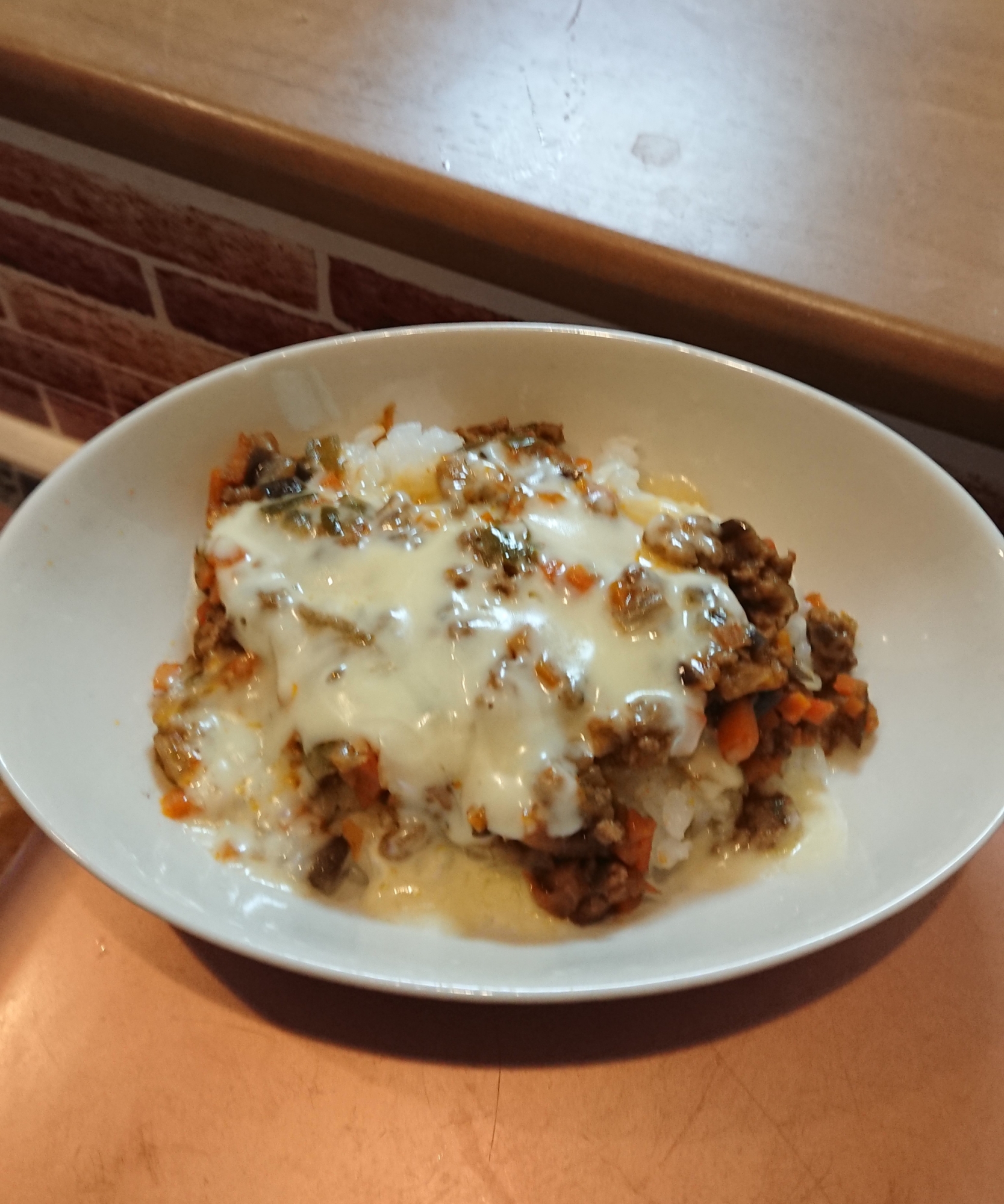 チーズミートごはん