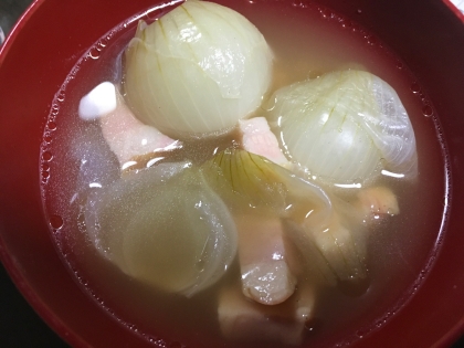 炊飯器で簡単柔らか☆丸ごと玉ねぎスープ♪