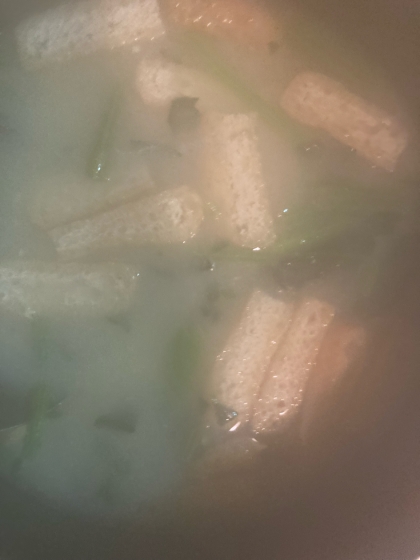 ほうれん草と油揚げの味噌汁