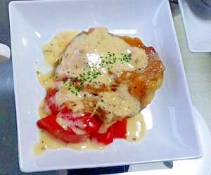 フライパンで簡単チキンソテー(マスタードソース)