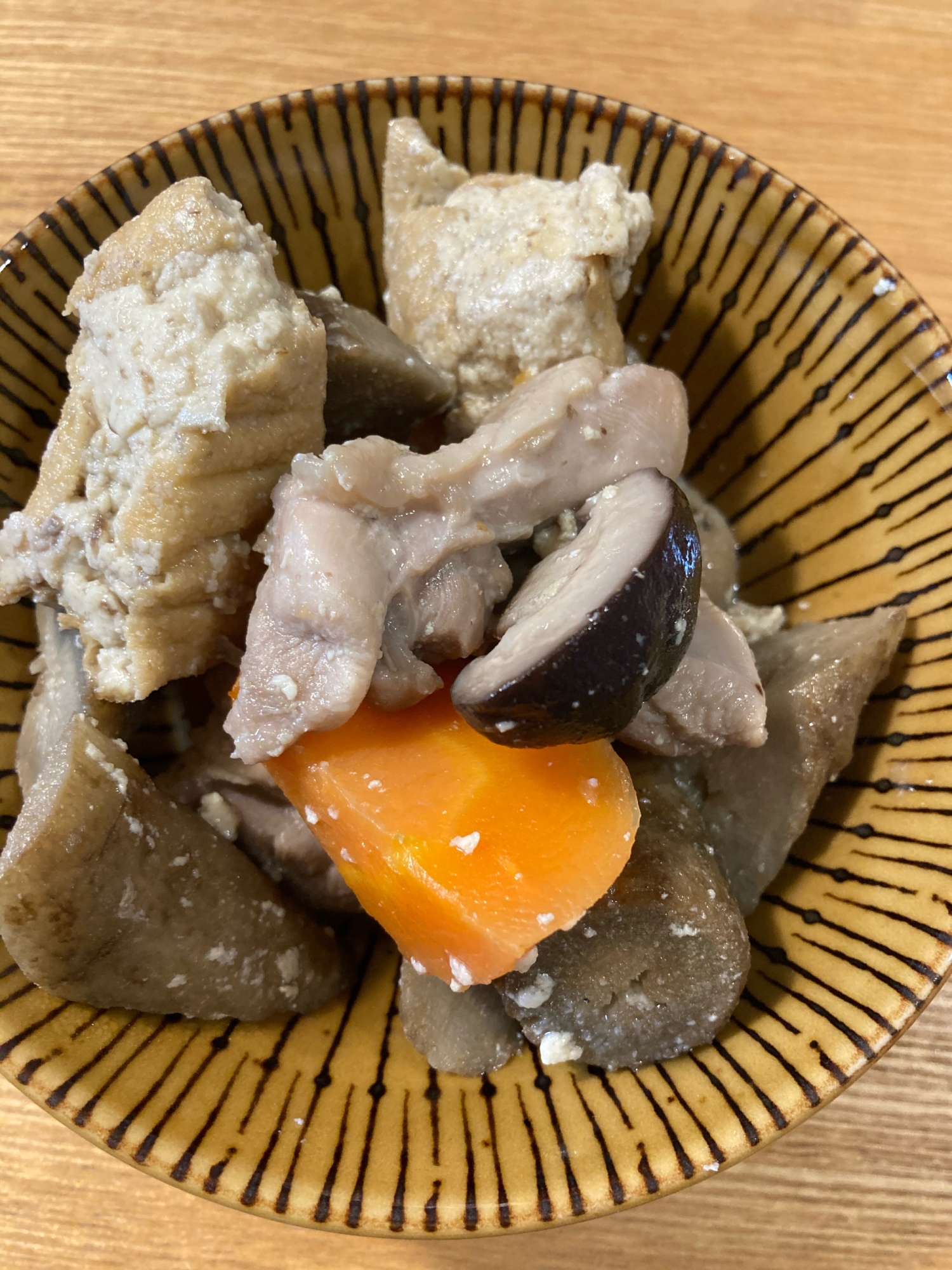 鶏肉と厚あげの煮物