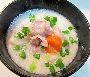 トロトロで温まります！長芋の粕汁