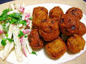 応用OK♪こんがりレンコンボール