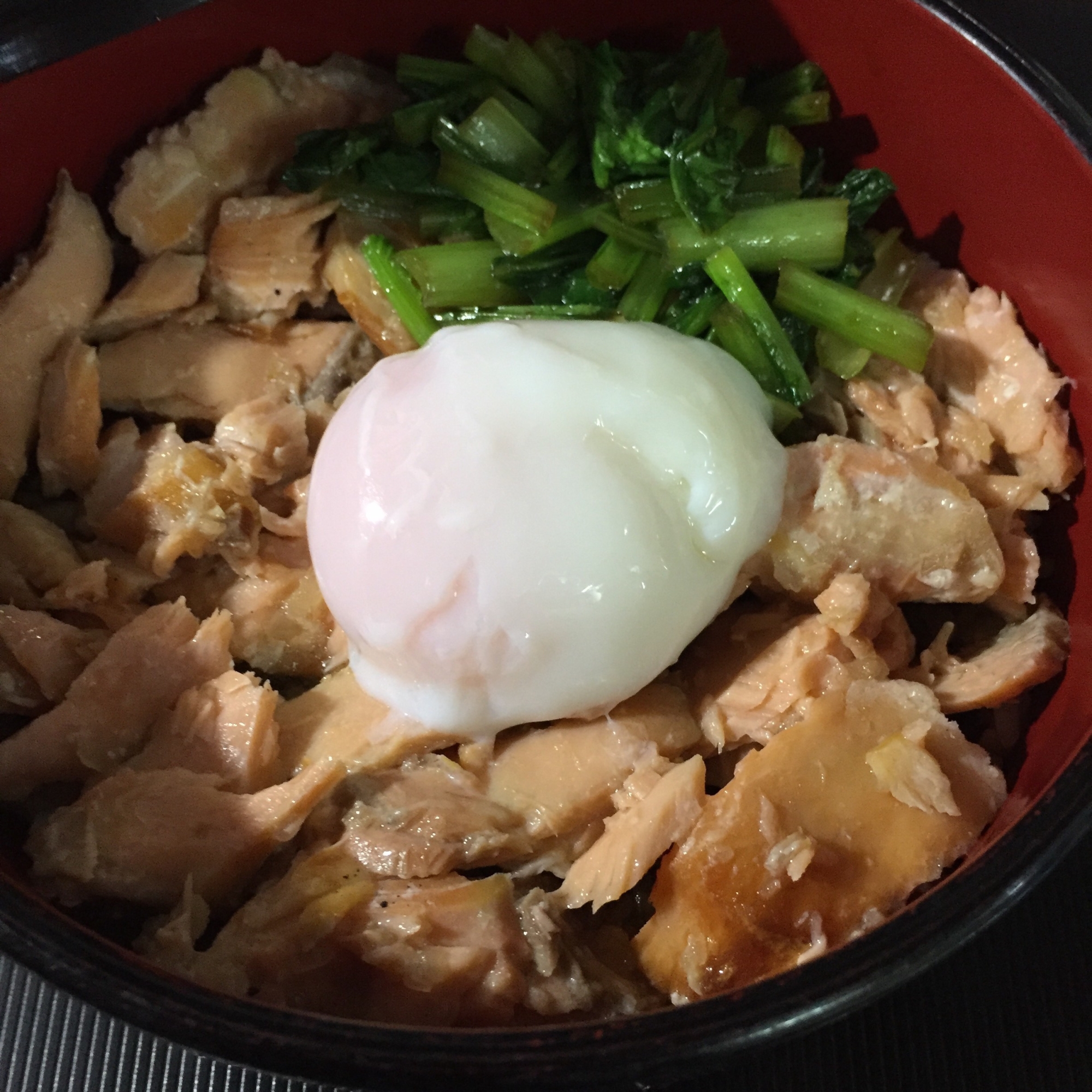 柑橘ドレッシングでさっぱり 鮭丼