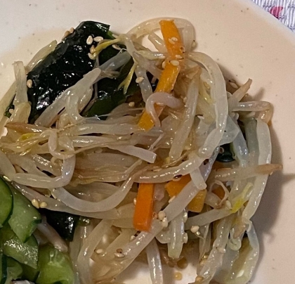 もやしとわかめのナムル