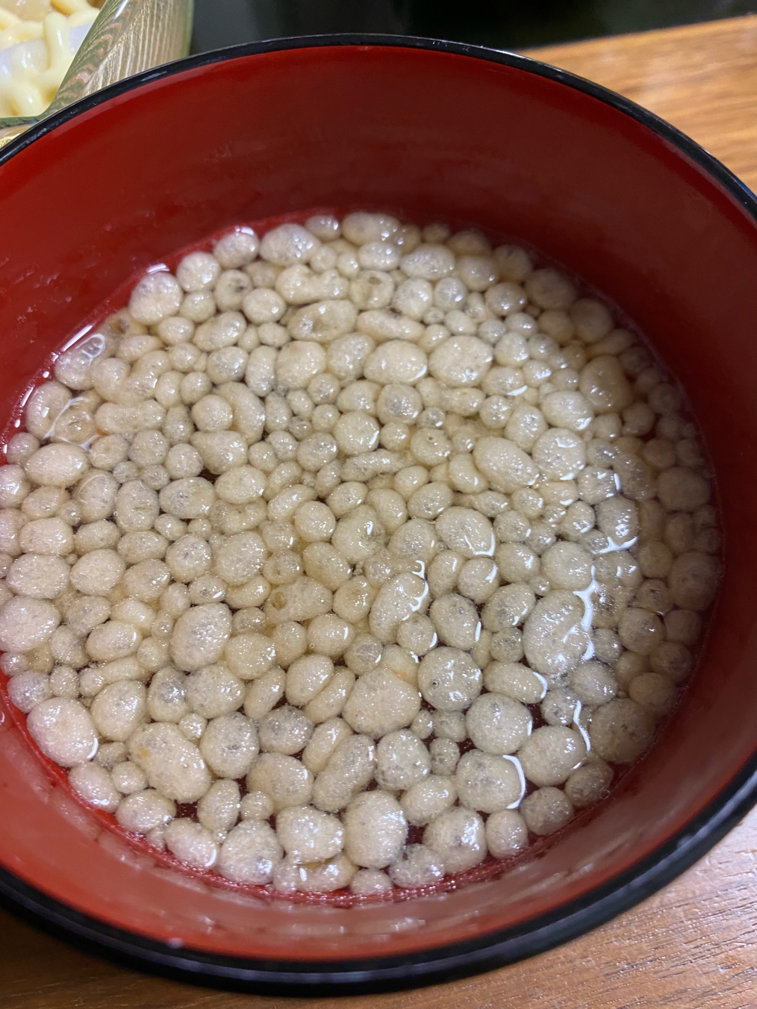 天かすのお吸い物