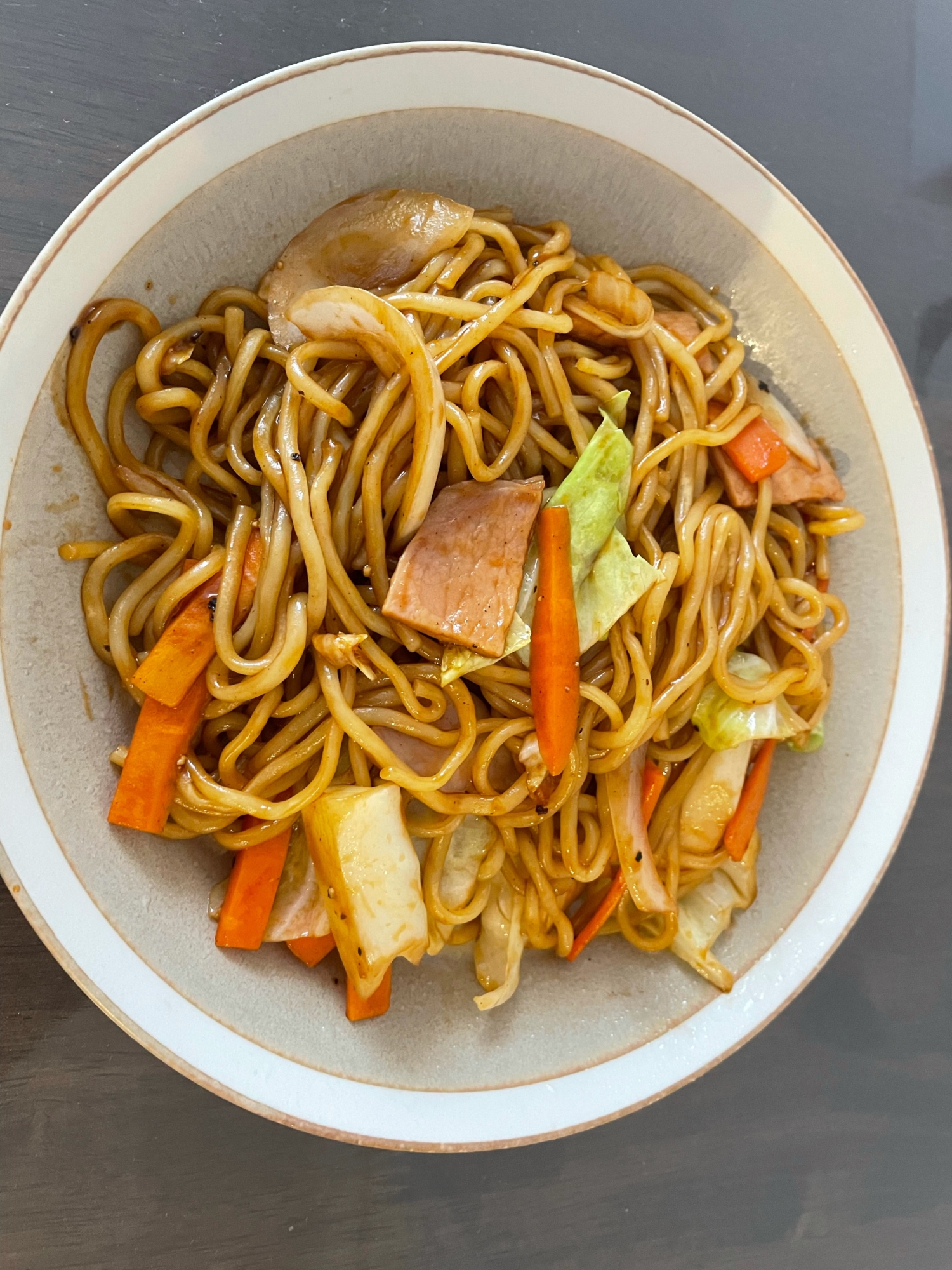 今日のランチは焼きそば❤️