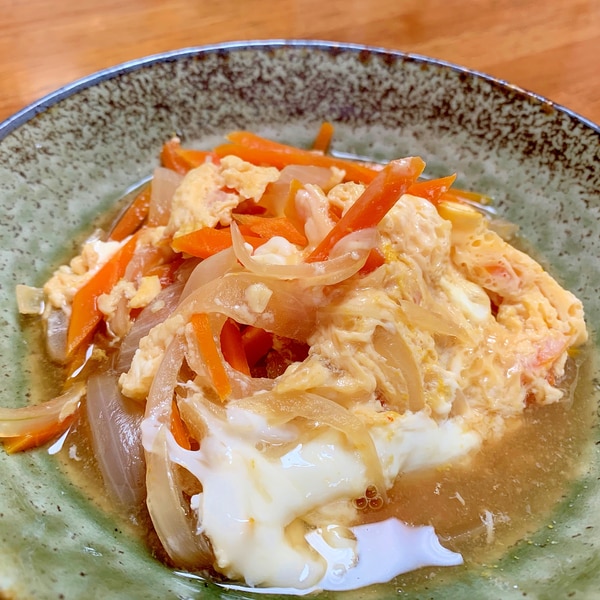 人参と玉ねぎの卵とじ レシピ 作り方 By ふじ子 楽天レシピ 人参と玉ねぎの卵とじ レシピ 作り方 By ふじ子 楽天レシピ