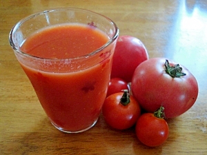 トマト消費☆贅沢自家製トマトジュース