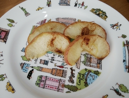 ホットプレートで♪食後のデザート焼きりんご