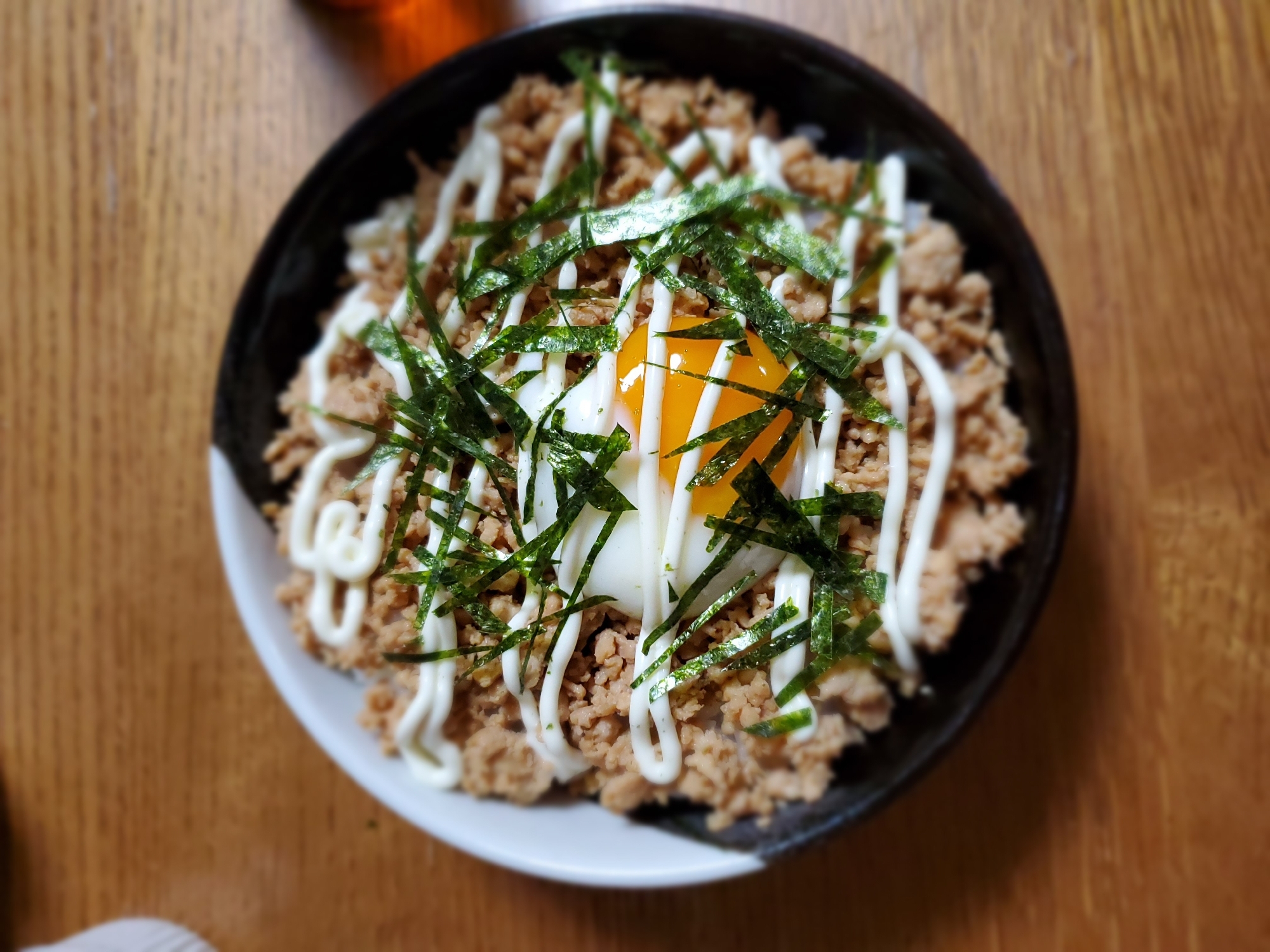 豚そぼろの温玉丼