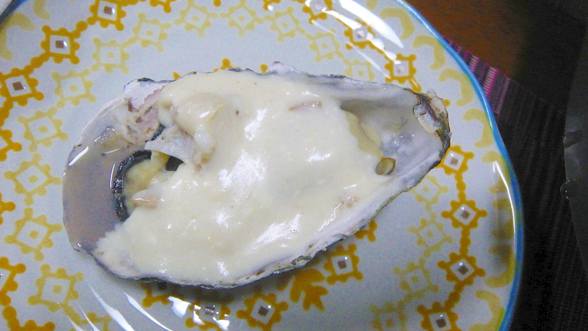 ❤　焼き牡蠣のグラタンチーズソース　❤