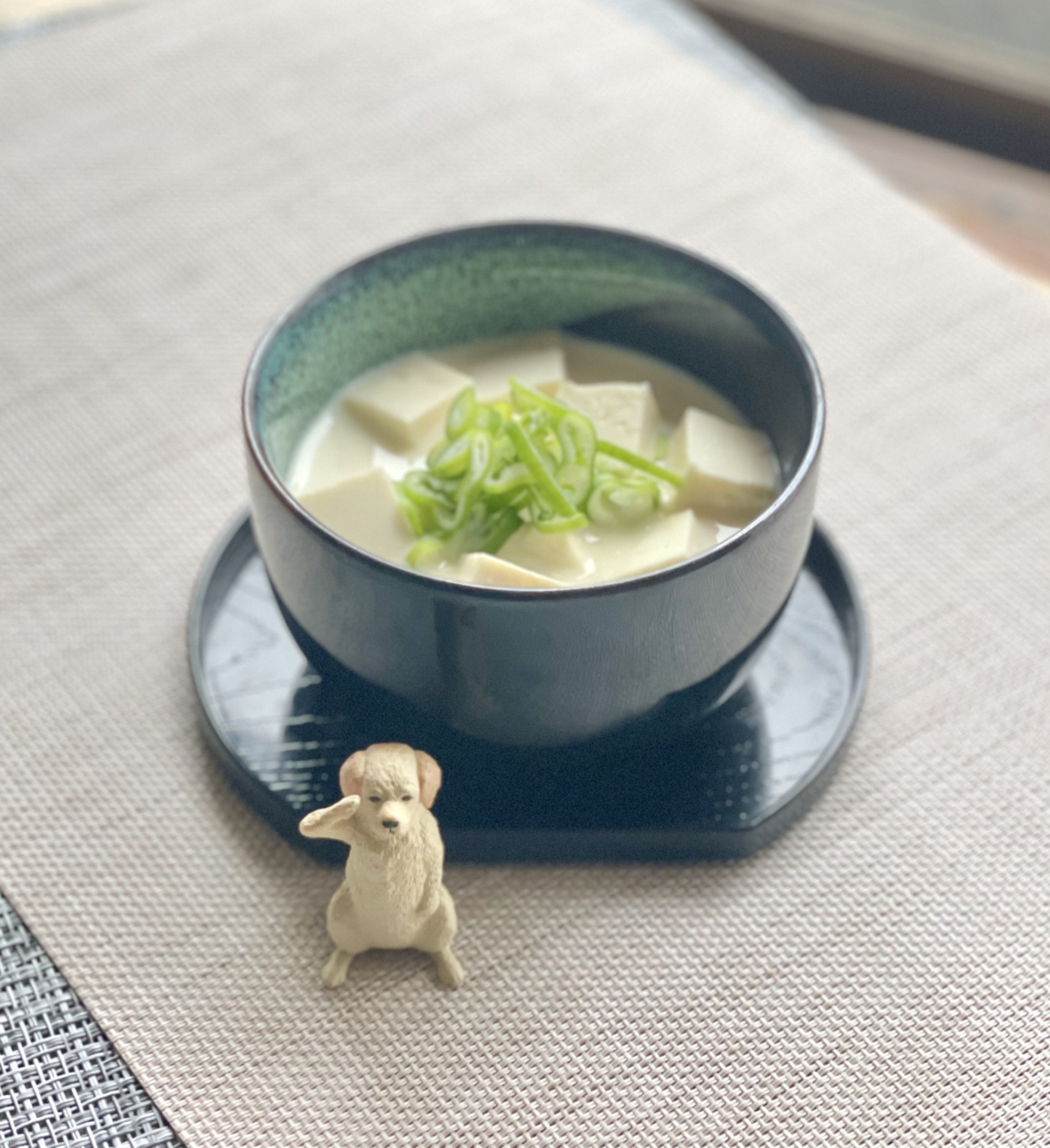 冷製豆乳スープ♡豆腐入り！