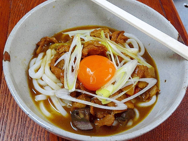 翌日のremake「釜揚げカレーうどん」