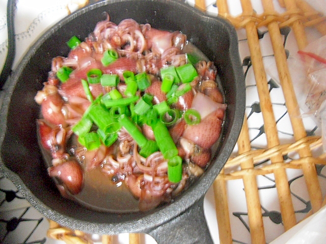 ホタルイカの照り焼き　簡単おつまみおかず