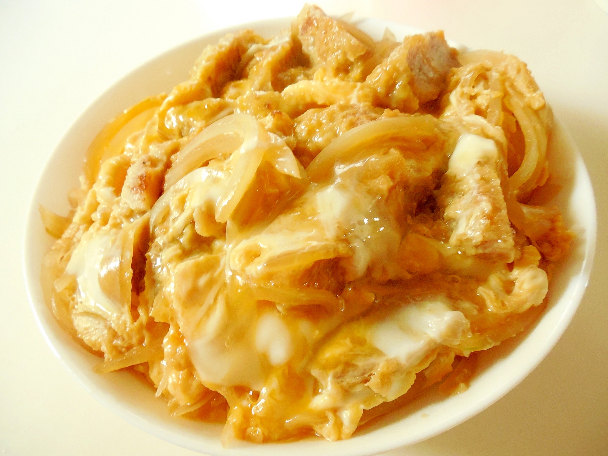 シンプルに簡単に めんつゆカツ丼 レシピ 作り方 By ドキンちゃん0298 楽天レシピ