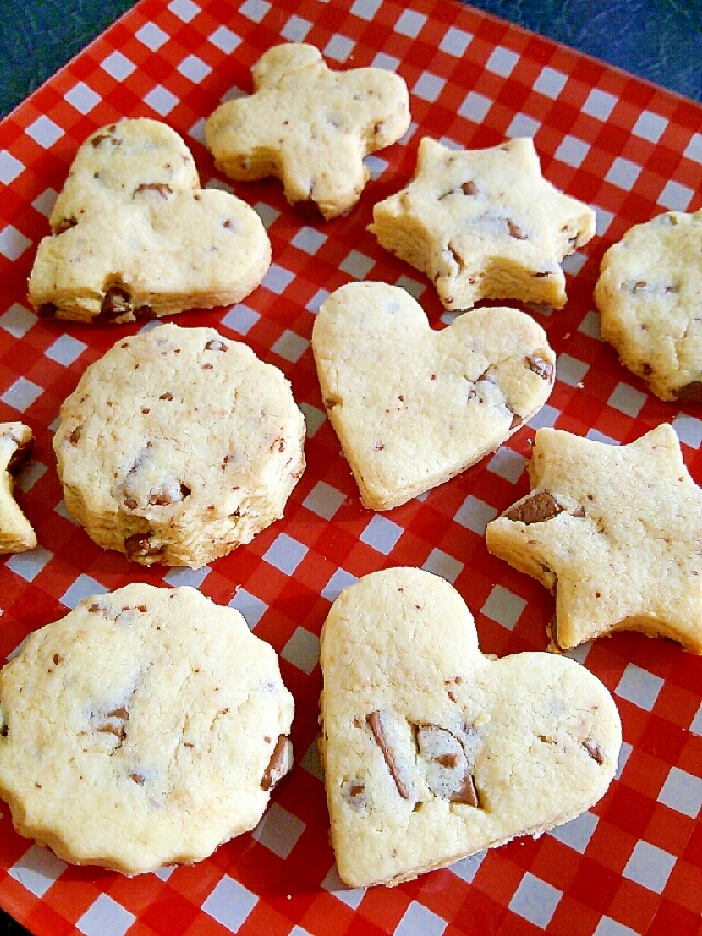 板チョコとマーガリン使用 さっくりチョコクッキー レシピ 作り方 By あ ち0024 楽天レシピ