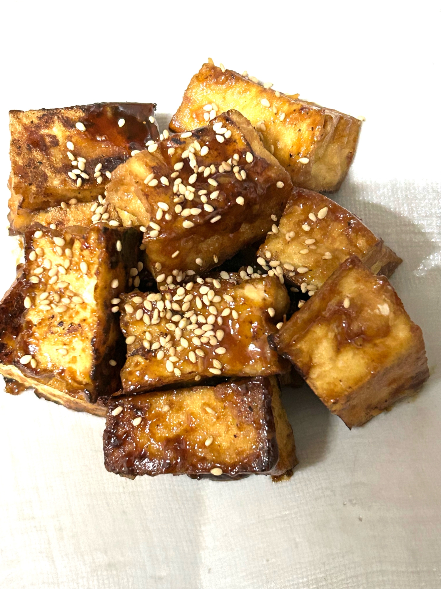 厚揚げ豆腐の味噌焼き