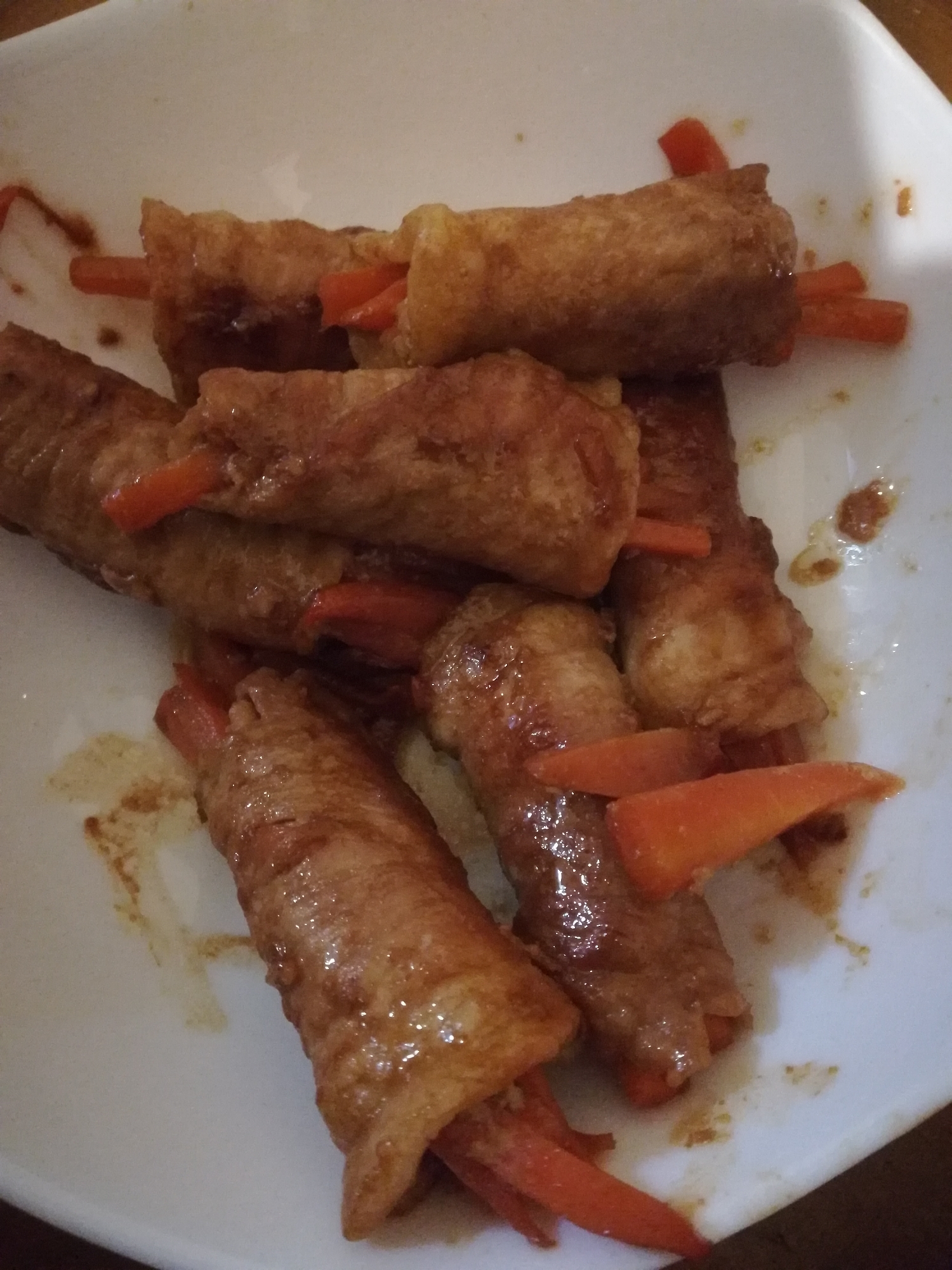 人参肉巻き