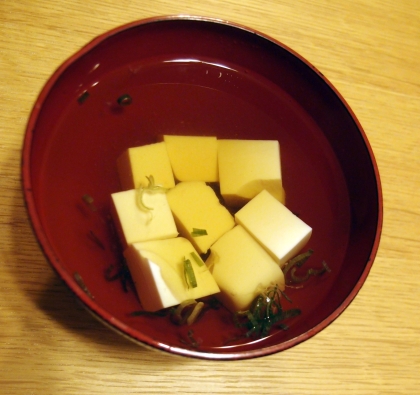 和食に良く合う！あっさり☆豆腐のお吸い物
