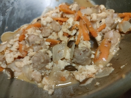 栄養満点！簡単炒り豆腐