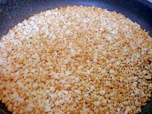 漢の保存食、焼き米