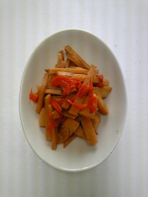 たけのこ水煮とパプリカの炒め物 レシピ 作り方 By Katsura K 楽天レシピ