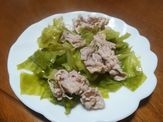 豚キャベツの塩炒め