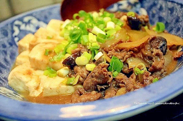 かんたん肉豆腐＊焼き肉のたれで