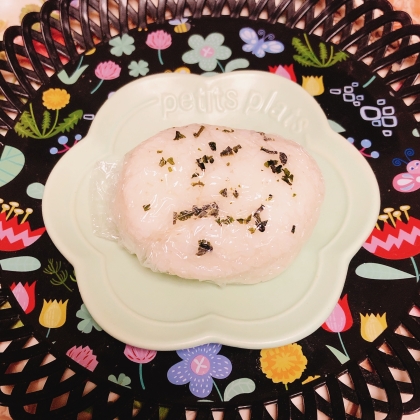 黒ごま&なめ茸おにぎり