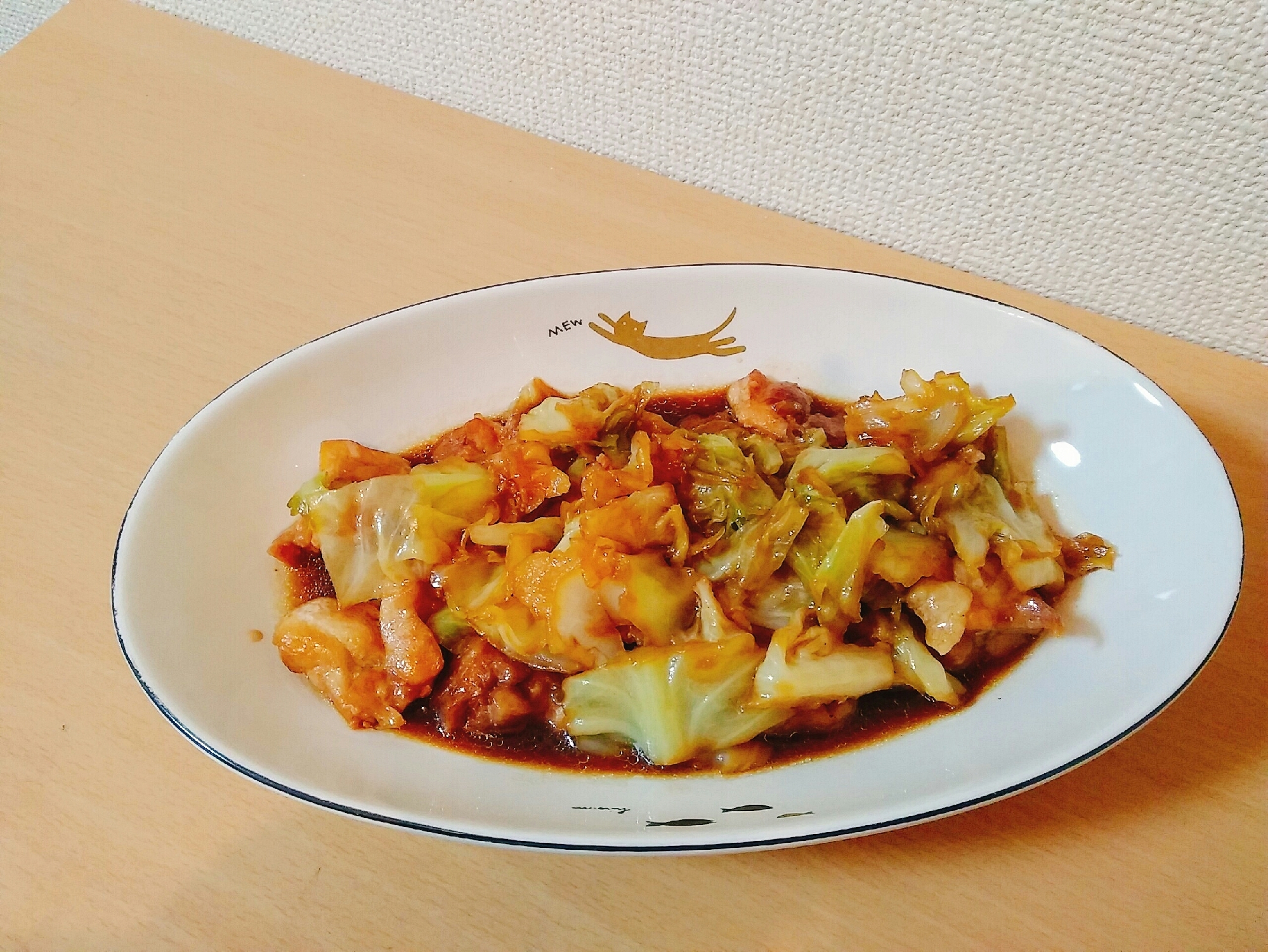 グルメのタレで☆チキンとキャベツの簡単炒め物