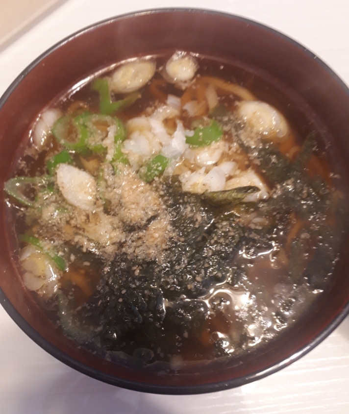 市販の醤油ラーメン！トリュフオイル❣️でアレンジ