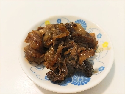 牛肉と生姜の甘辛煮