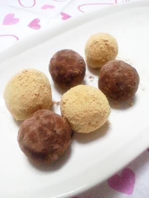 チョコがまだ食べれない子にも♪ポテトリュフ☆
