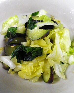 茄子キャベツの酢昆布茶即席漬け レシピ・作り方 by leopoo - 楽天レシピ