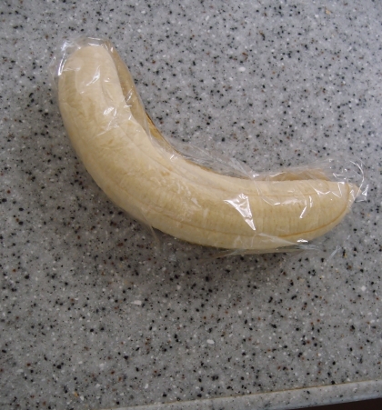 バナナアイス冷凍保存！！（本気で冷凍♪）