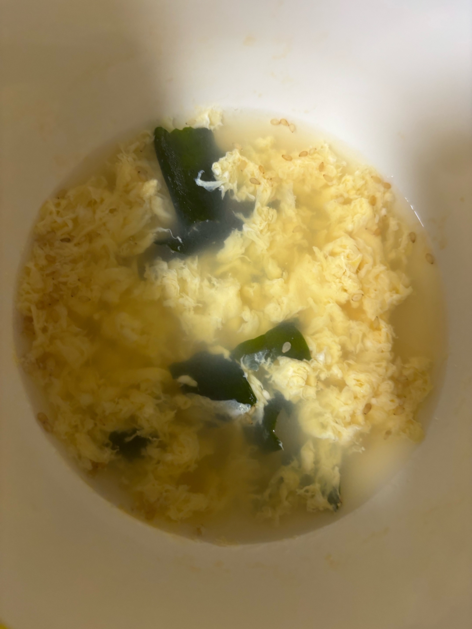 わかめと玉子のスープ