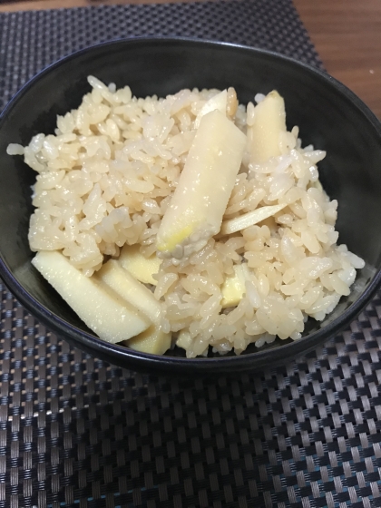 好みの味のタケノコご飯が出来ました。
美味しいレシピをありがとうございます。