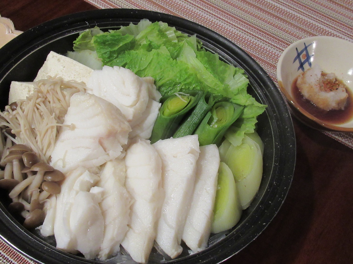 あっさり！スズキの水炊き鍋